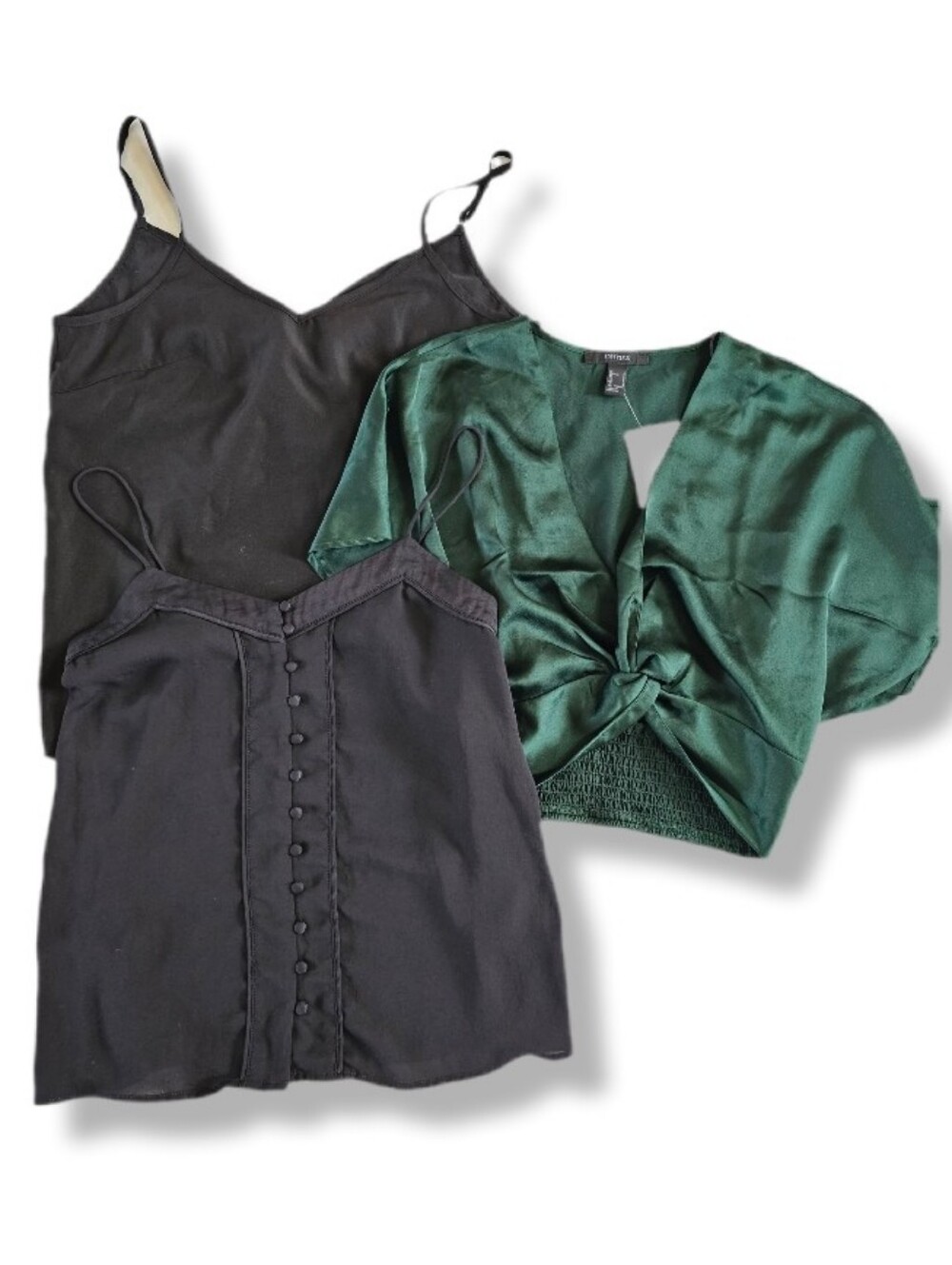 3pc Bundle Camisol Tank Blouse Size S Date Night Evening Going Out Summer Vacay